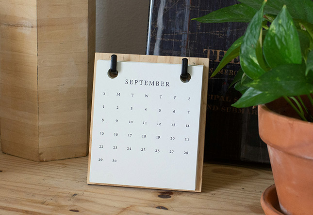 September calendar